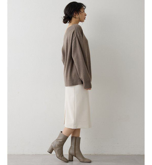  「ウールカシミヤオフショルプルオーバー」|ニット・セーター|
