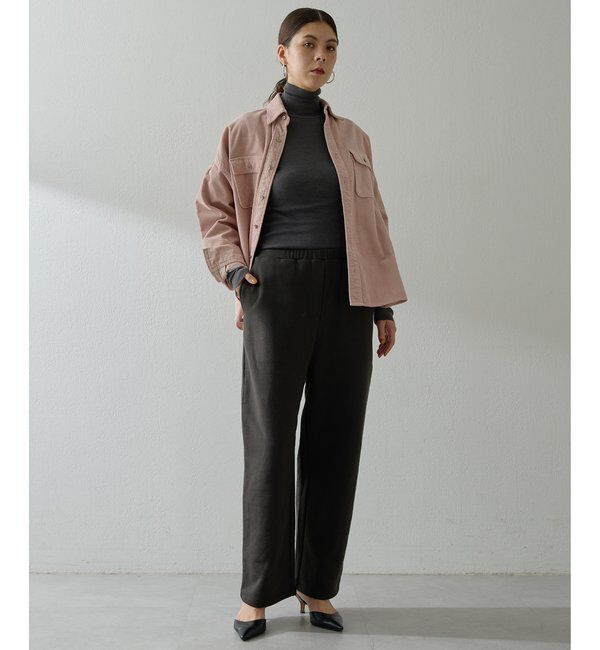  「裏毛ワイドパンツ」|チノ|