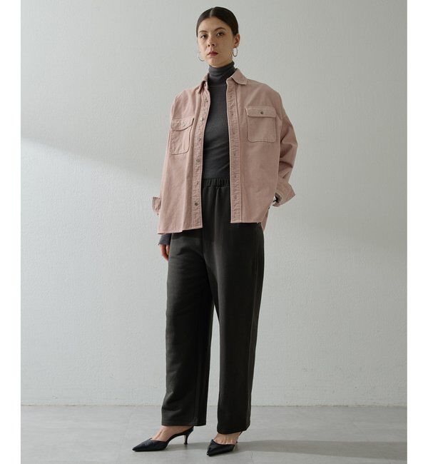  「裏毛ワイドパンツ」|チノ|