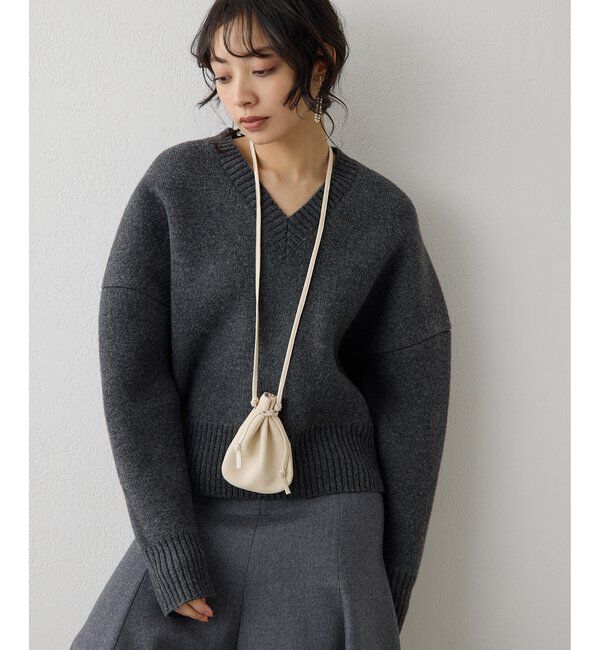  「シルエットニット」|ニット・セーター|グレー