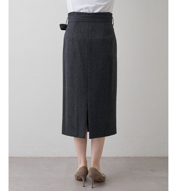  「ウールベルト付スカート」|スカート|