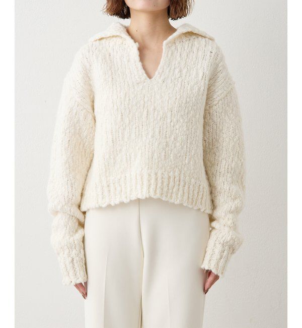  「ローゲージスキッパープルオーバー」|ニット・セーター|