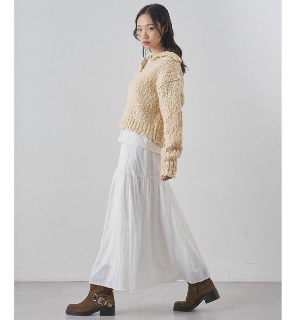  「ローゲージスキッパープルオーバー」|ニット・セーター|