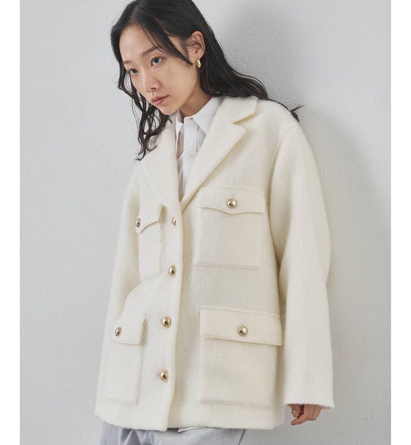  「シャギーサファリジャケット」|その他|オフホワイト