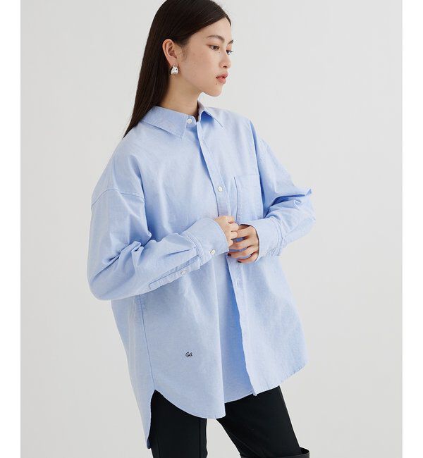  「刺繍オックスフォードシャツ」|シャツ・ブラウス|