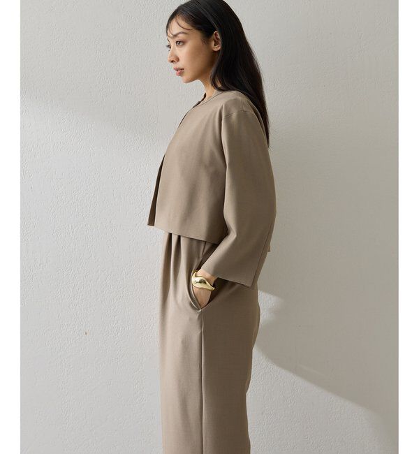 THE PAUSE「【THE PAUSE】ジャケットセットオールインワン」|ワンピース|