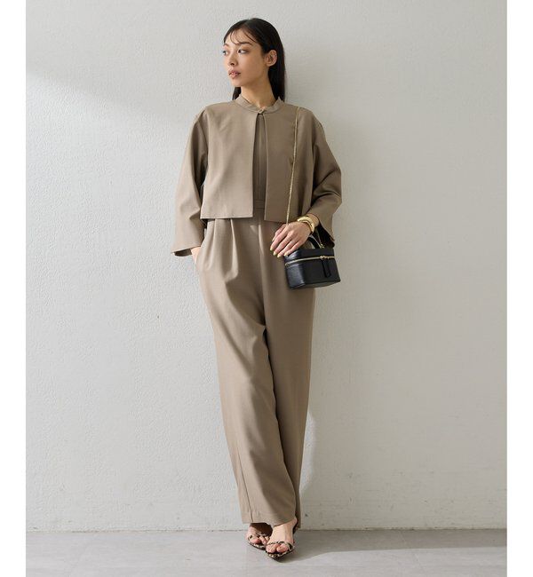 THE PAUSE「【THE PAUSE】ジャケットセットオールインワン」|ワンピース|