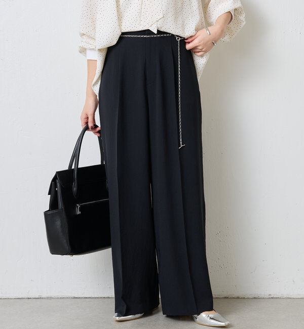  「ジャージワイドパンツ」|チノ|