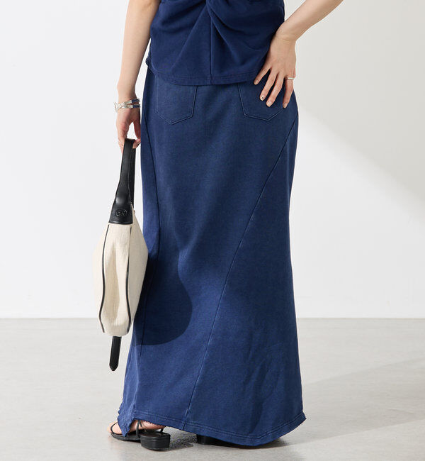  「Q.anos パッチマーメイドスカート」|スカート|