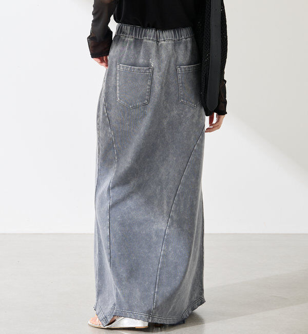  「Q.anos パッチマーメイドスカート」|スカート|