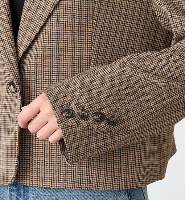  「ショートテーラードジャケット」|ベスト・ジレ|