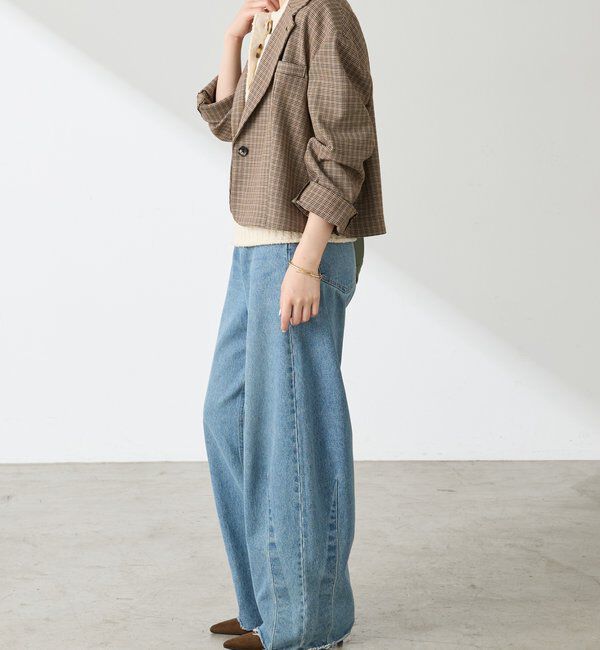  「ショートテーラードジャケット」|ベスト・ジレ|