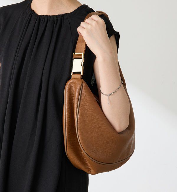  「【PAPILLONNER/パピヨネ】レザーテープショルダーバッグ」|ショルダー・メッセンジャー|