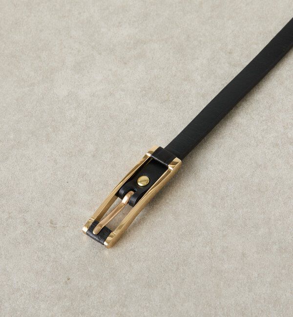  「【PAPILLONNER/パピヨネ】スクエアバックルレザーベルト」|ベルト|