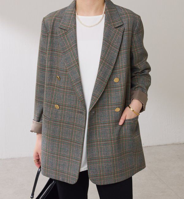  「ウールライクダブルジャケット」|デニムジャケット|