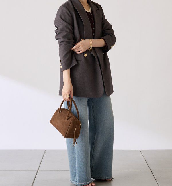  「ウールライクダブルジャケット」|デニムジャケット|