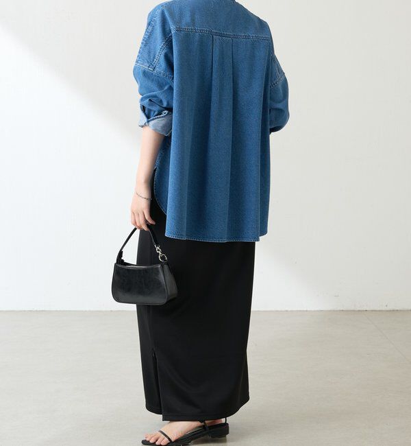  「ツヤカットタイトスカート」|スカート|