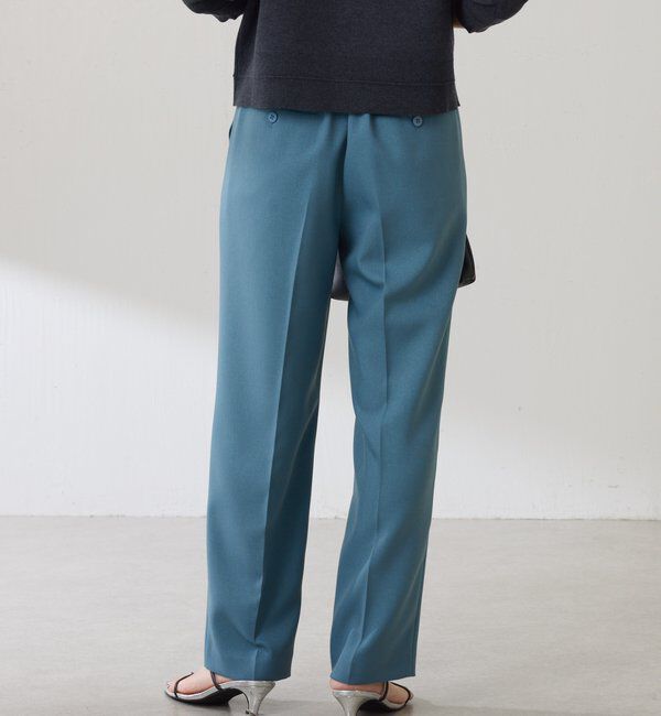  「ウールライクテーパードパンツ」|チノ|