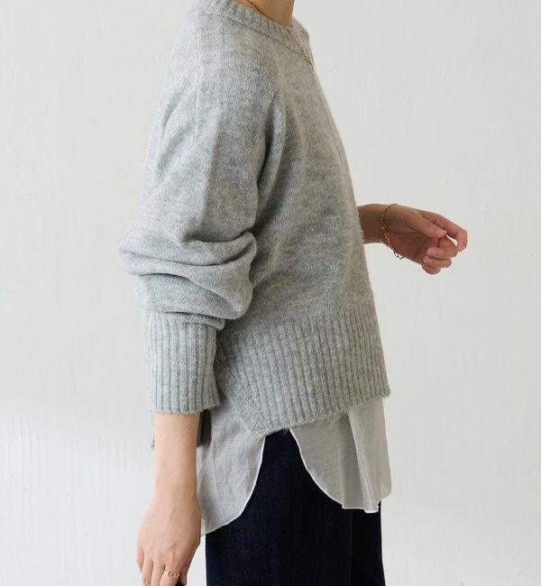  「ヤクライクショートニット」|ニット・セーター|