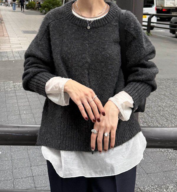  「ヤクライクショートニット」|ニット・セーター|