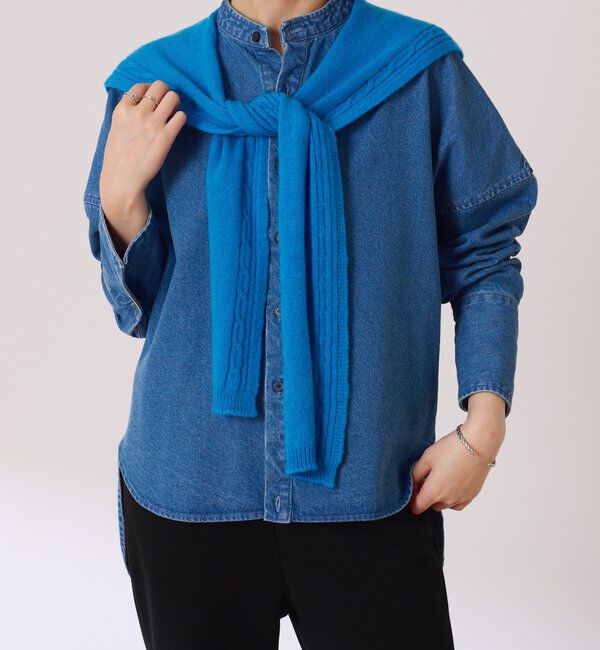  「【PAPILLONNER/パピヨネ】アレンジニットストール」|マフラー|