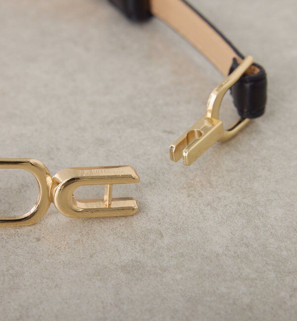  「【PAPILLONNER/パピヨネ】ビットバックルスライドベルト」|ベルト|