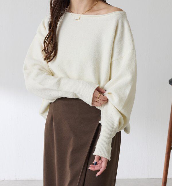  「2WAYヘンリーネックニット」|ニット・セーター|