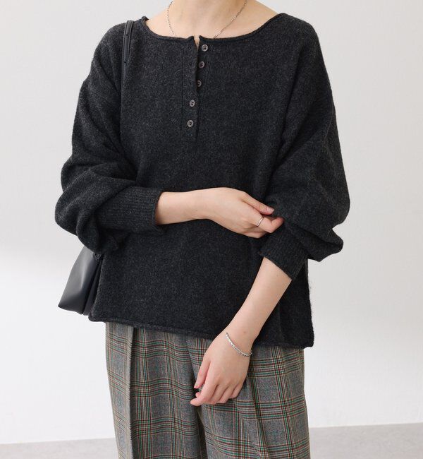  「2WAYヘンリーネックニット」|ニット・セーター|