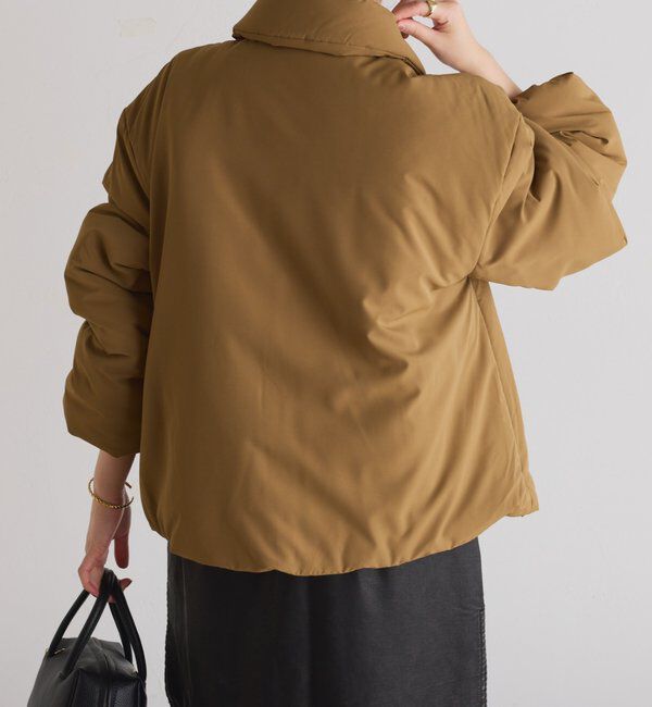  「【洗えるコート/500g】ウォッシャブル中綿ジャケット」|その他|