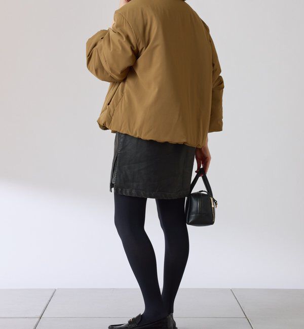  「【洗えるコート/500g】ウォッシャブル中綿ジャケット」|その他|