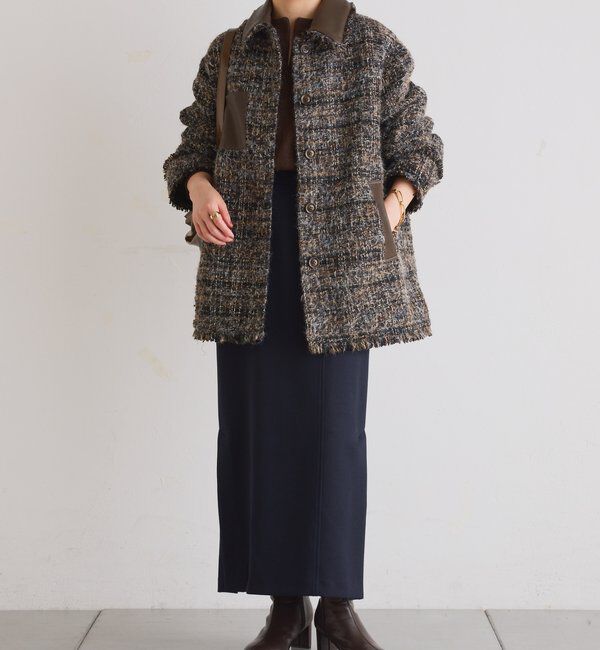  「ツイードカバーオールジャケット」|ベスト・ジレ|