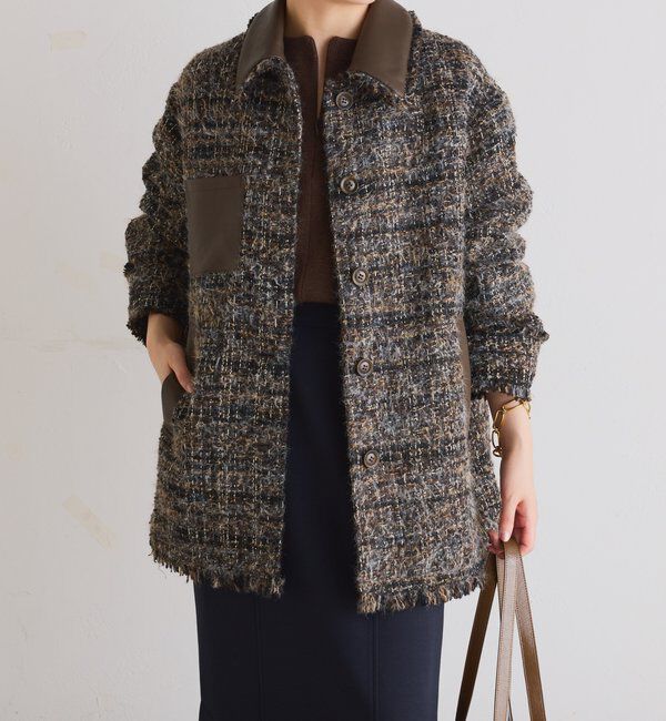  「ツイードカバーオールジャケット」|ベスト・ジレ|