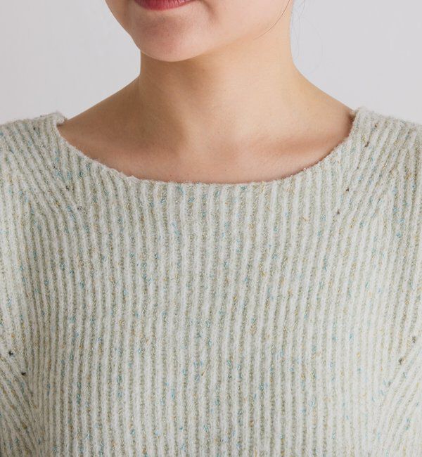  「ラメノット2WAYニット」|ニット・セーター|