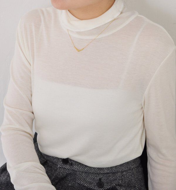  「ウール混シアータートル」|Tシャツ・カットソー|