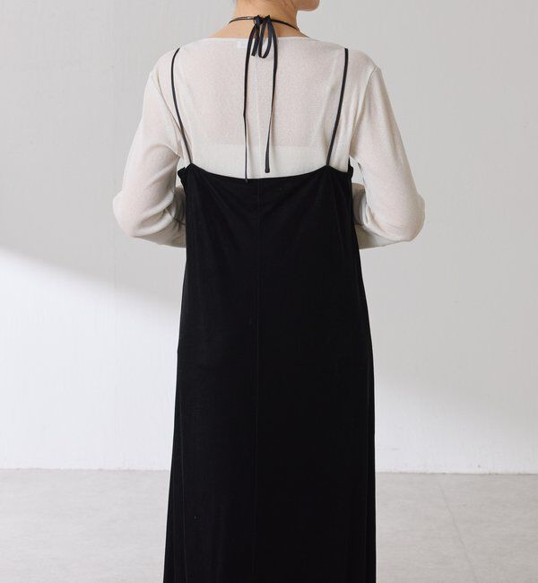  「ベロアキャミワンピース」|ワンピース|