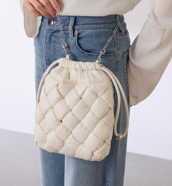  「【PAPILLONNER/パピヨネ】スクエアメッシュショルダーバッグ」|トートバッグ|