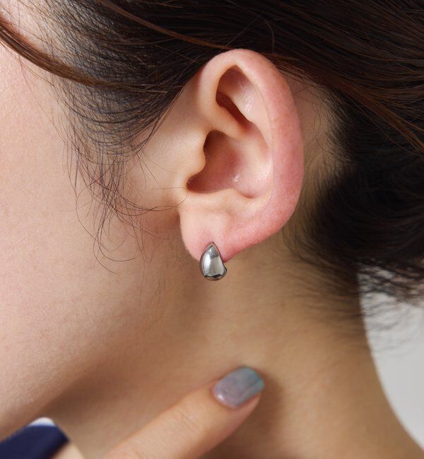  「【PAPILLONNER/パピヨネ】ステンレスドロップピアス」|リング|