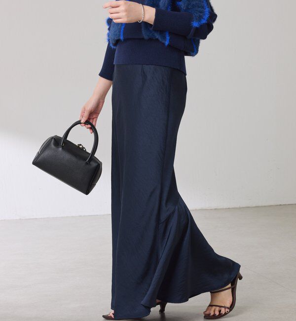  「【IDE監修大きめサイズ/WEB限定リバイバル】サテンマーメイドスカート」|スカート|