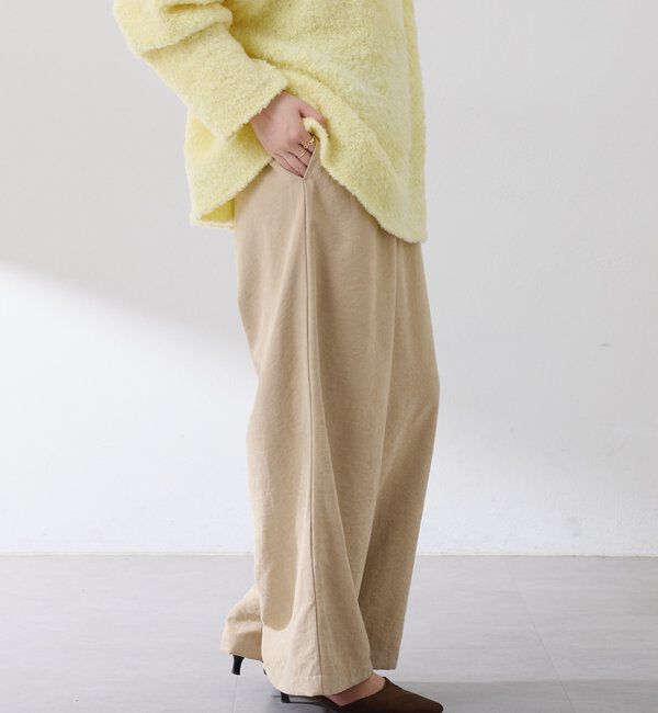  「【ウエスト調整可】ピーチイージーパンツ」|チノ|