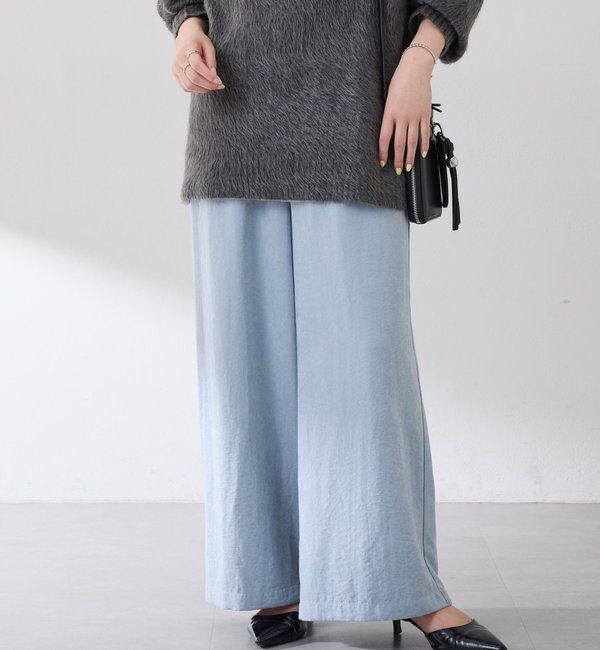  「【ウエスト調整可】ピーチイージーパンツ」|チノ|