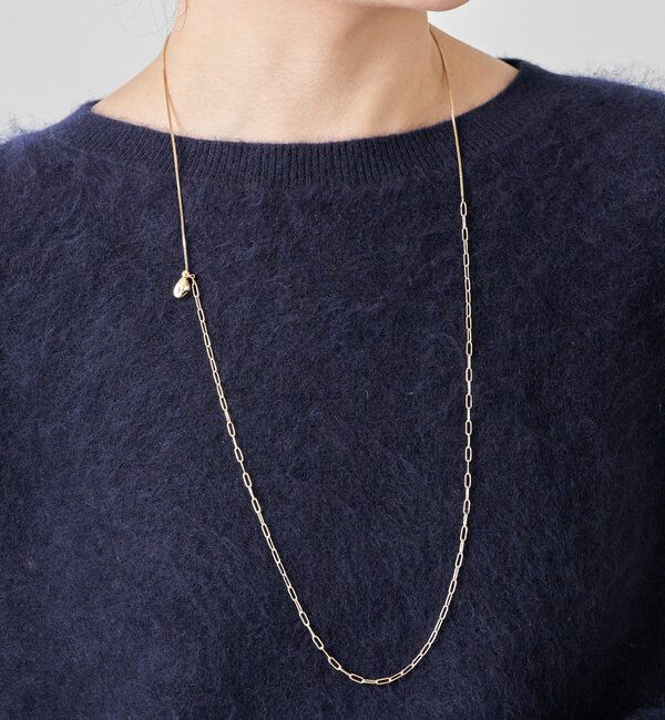  「【PAPILLONNER/パピヨネ】チェーンコンビY字ネックレス」|リング|