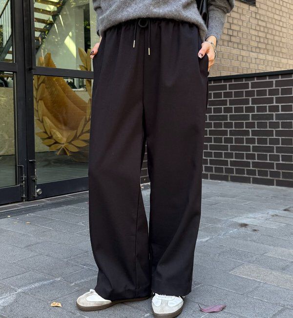  「裏起毛ボンディングイージーパンツ」|チノ|