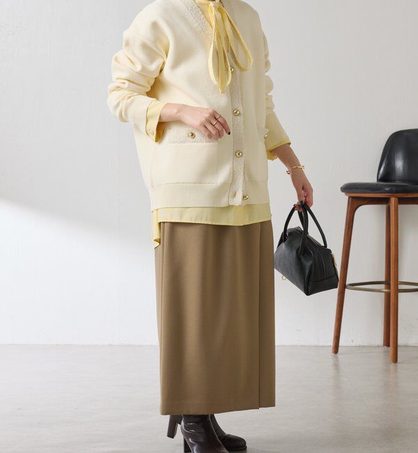  「ハーフミラノニットカーディガン」|ニット・セーター|