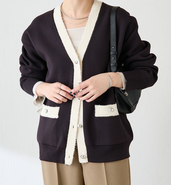  「ハーフミラノニットカーディガン」|ニット・セーター|