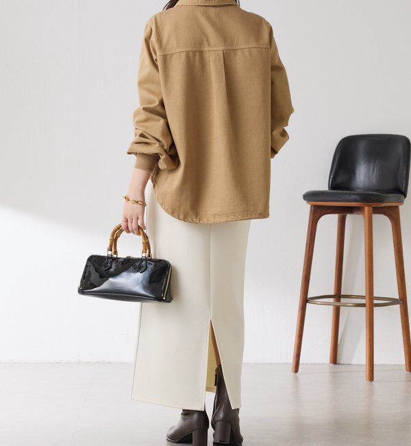  「Q.anos 2WAYデニムシャツ」|シャツ・ブラウス|