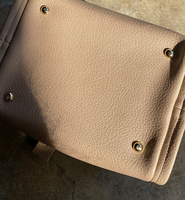  「【ベストセラーアイテム】ミニショルダー付ソフトレザー調ミニバッグ」|トートバッグ|