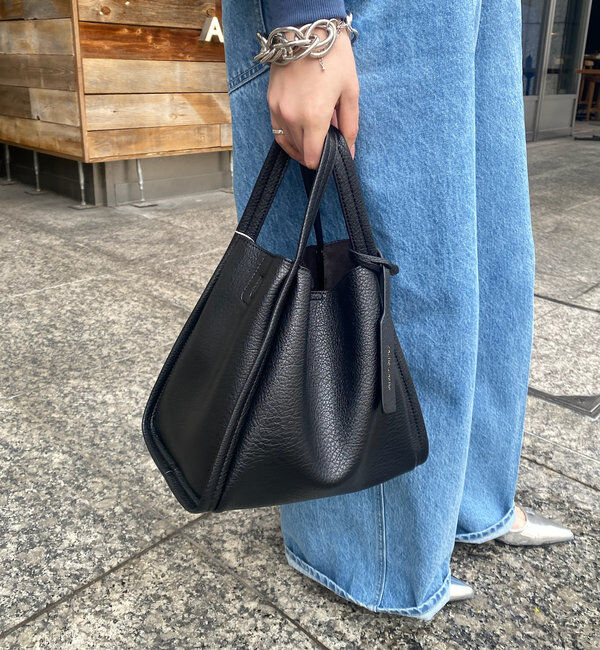  「【ベストセラーアイテム】ミニショルダー付ソフトレザー調ミニバッグ」|トートバッグ|