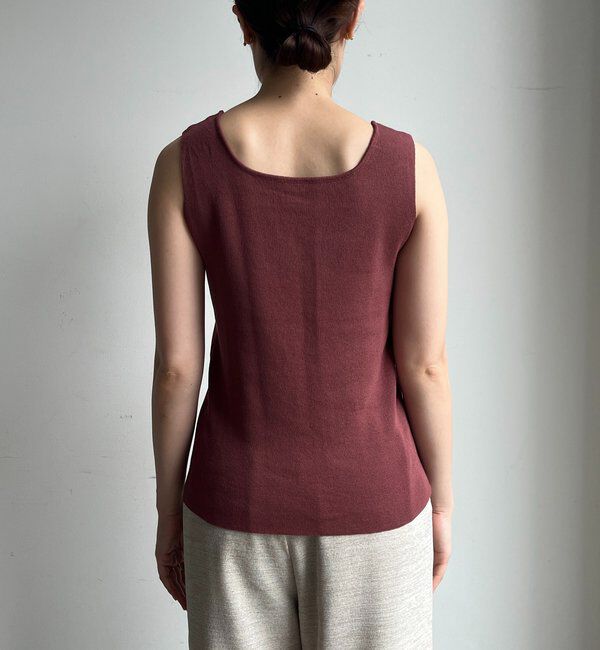  「スクエアニットタンク」|ニット・セーター|