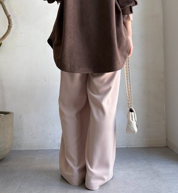  「【累計販売数3万枚突破/22色４サイズ展開！】タックワイドパンツ」|チノ|