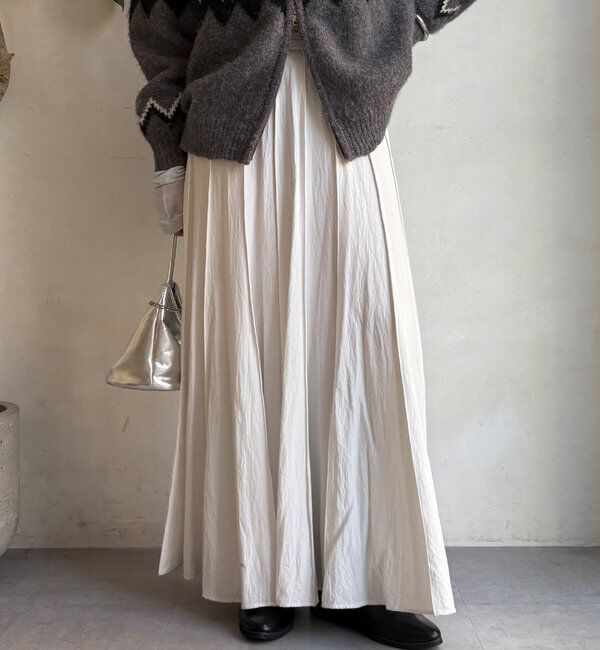  「パネルプリーツスカート」|スカート|